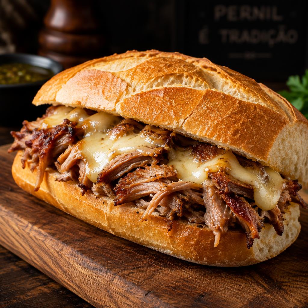 Pão com Pernil